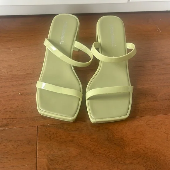 Jeffrey Campbell Shoes Jeffrey Campbell Green Jelly Mules
